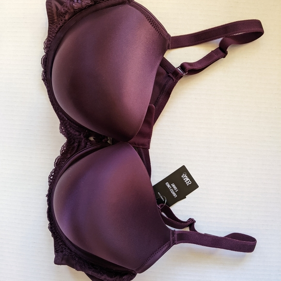 ✨NWT✨Final Price Torrid Lightly Lined Tshirt Bra-Microfibre Purple Shine - Picture 3 of 4